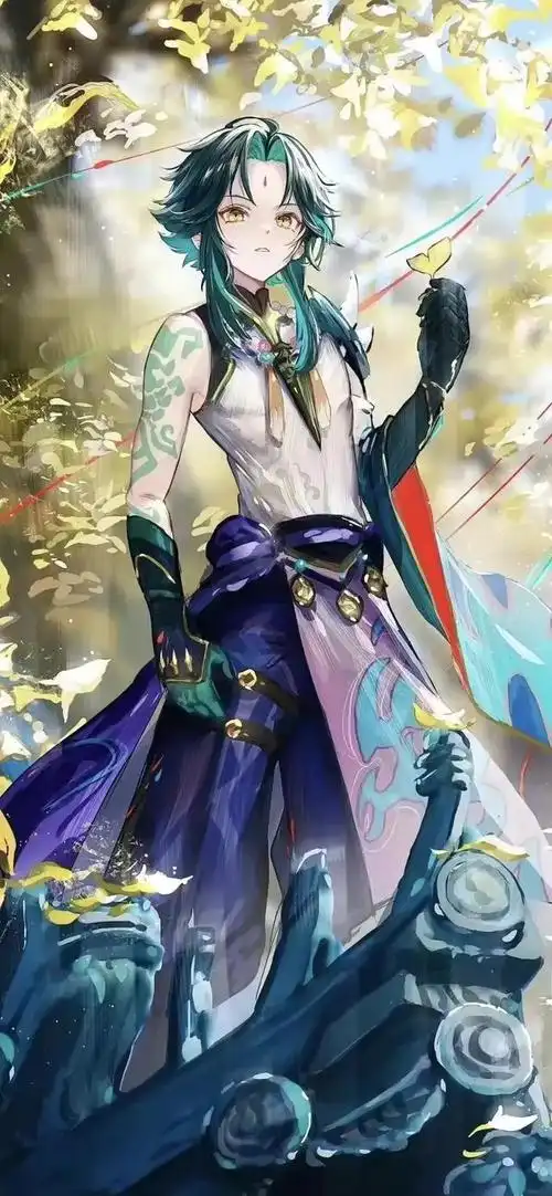 原神魈壁纸高清竖屏图片,魈高清手机壁纸1080p_上分宝