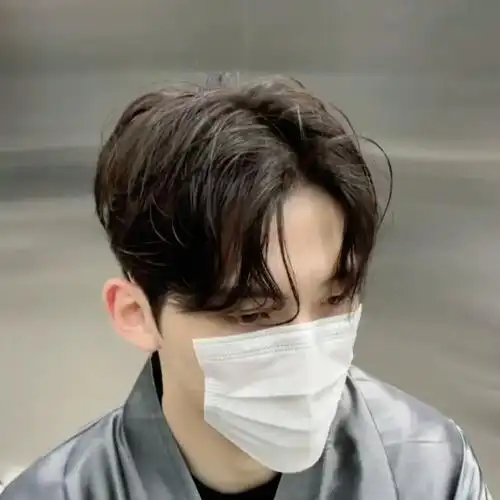 五五分发型图片男_小红书