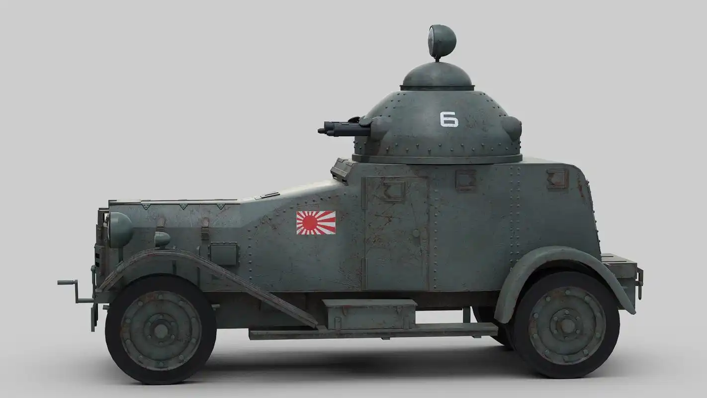 二战日本type 87 crossley(克罗斯利)装甲车辆