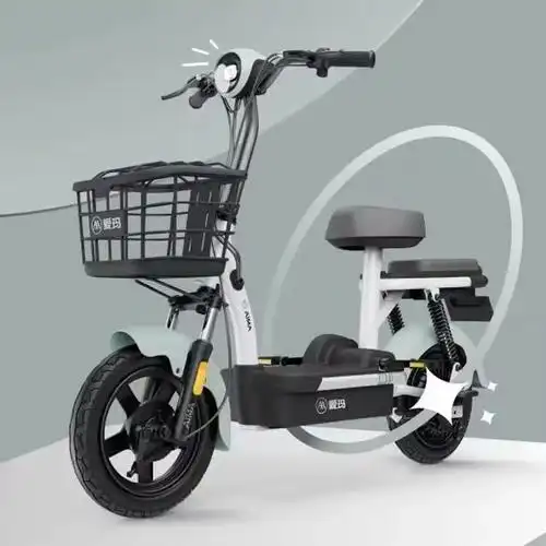 企业定制爱玛电动车电动自行车电瓶车小型轻便新国标代步车礼想随机