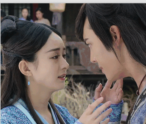 还在纠结花千骨醋吻被减,赵丽颖已经吻上了陈伟霆