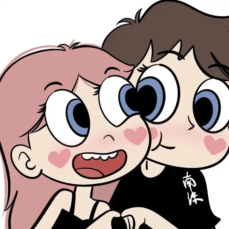 星蝶公主情侣头像原创