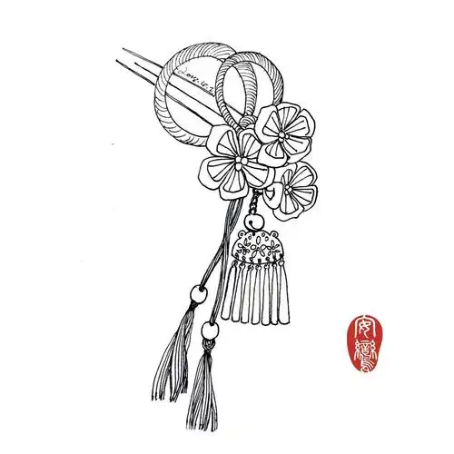 古风凤凰牡丹发饰合集 - 优动漫-动漫创作支援 | 优动漫paint绘画