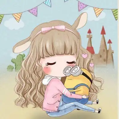 qq头像女生卡通呆萌