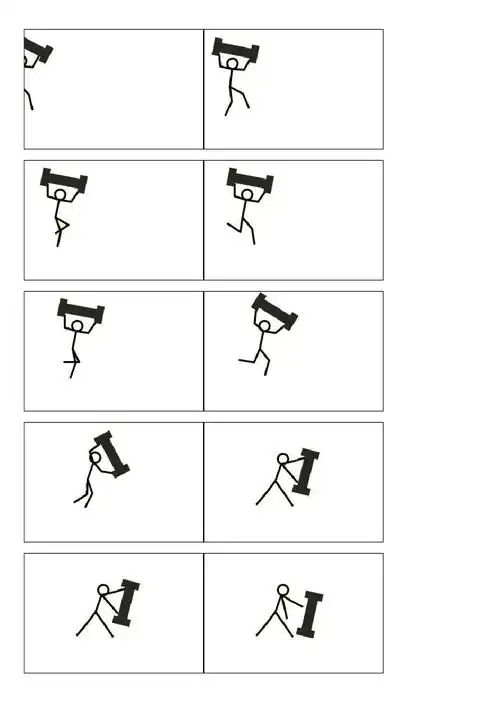 i love you手翻书动画分解图