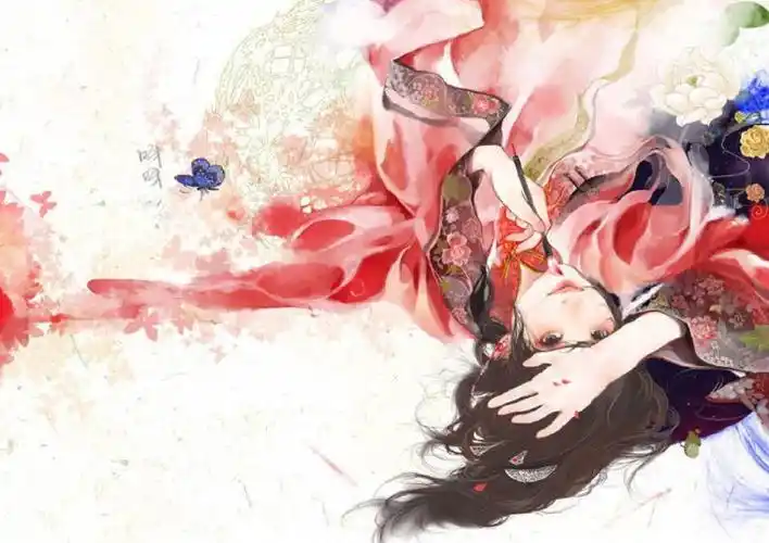 陌上花开 缓缓正来 古风 唯美 手绘 人物 水墨 锁屏 壁纸