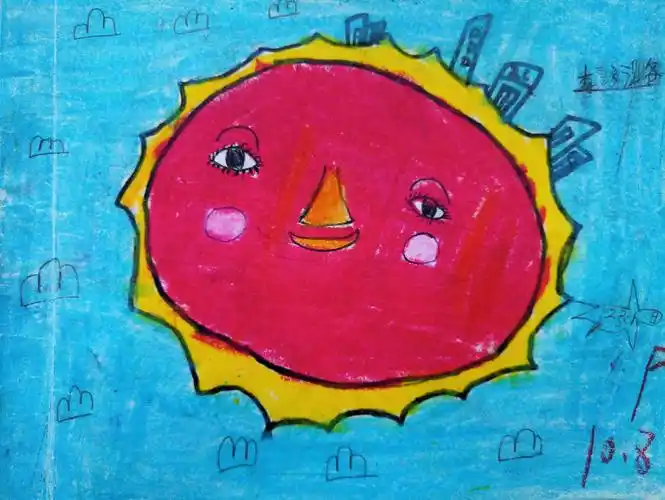 【墨竹原创】鹿楼小学一年级小朋友们的绘画作品