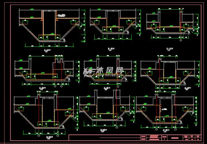 某住宅小区筏板基础设计节点构造详图
