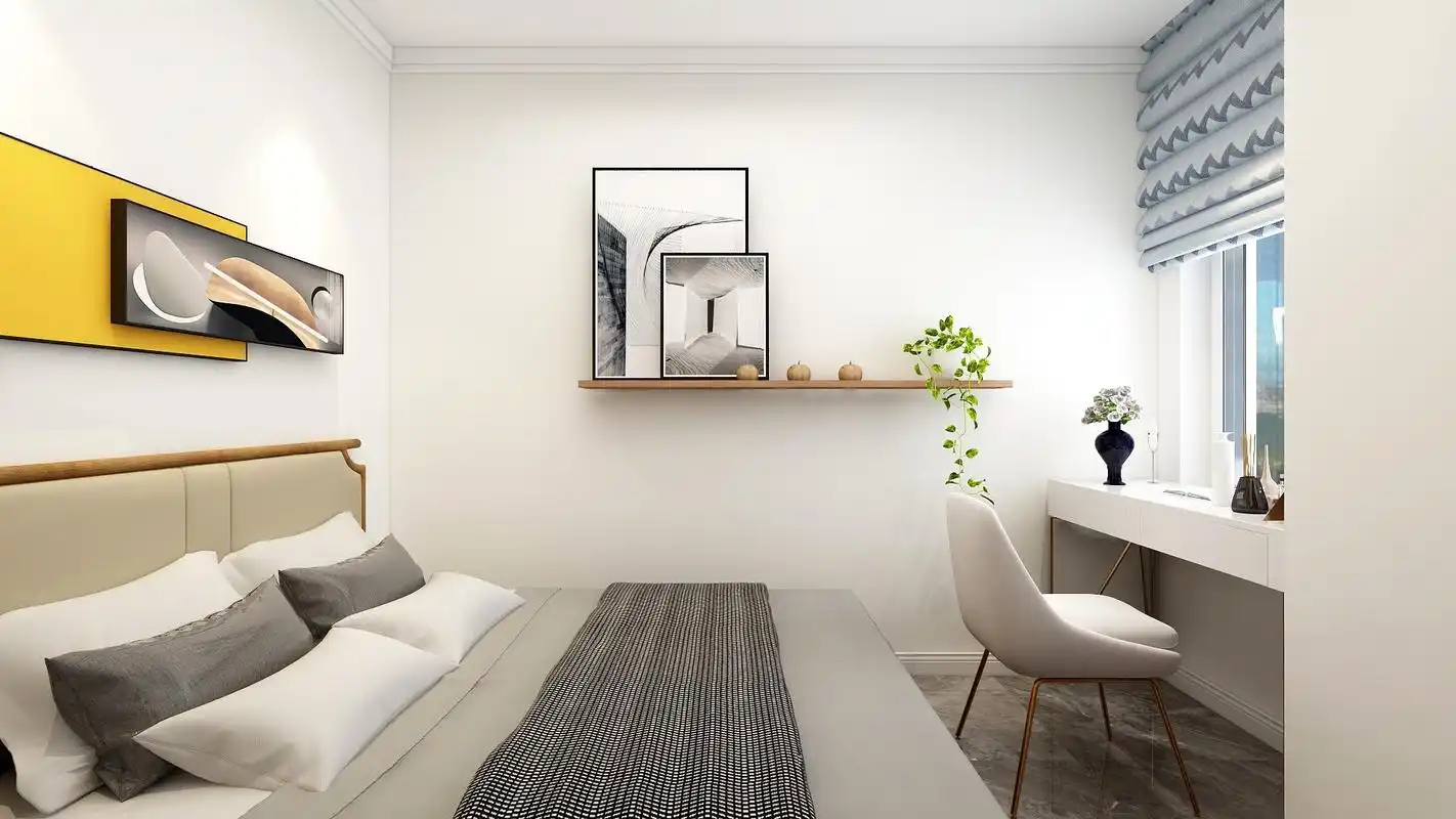 百郦湾105平小三室 现代简约装修