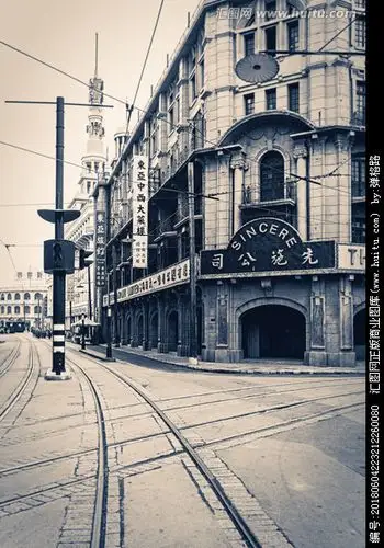 老上海 民国建筑 怀旧照片