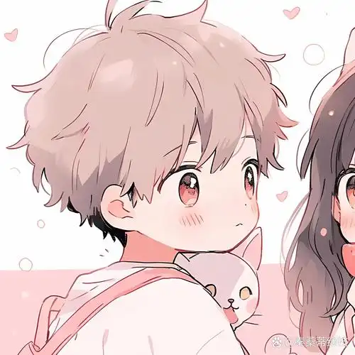 情侣头像|超可爱的粉色系情头