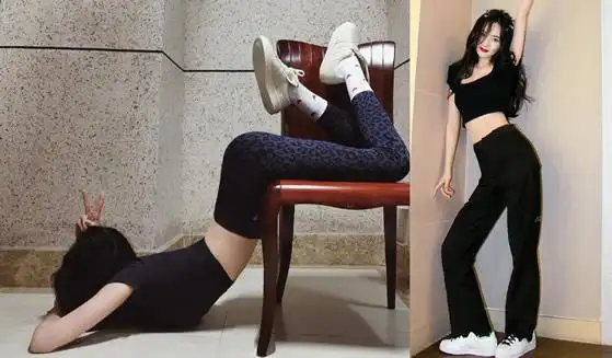 杨幂晒图挑战漫画腰怎么回事杨幂回应漫画腰挑战说了啥