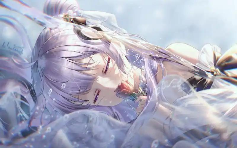 壁纸>卡通动漫>动漫性感撩人美女插画桌面壁纸> ( 2 / 7 ) 2020-09-15