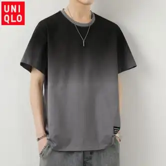 优衣裤官方旗舰店新款夏季男潮流宽松服潮牌学生短袖t恤上衣圆领a21