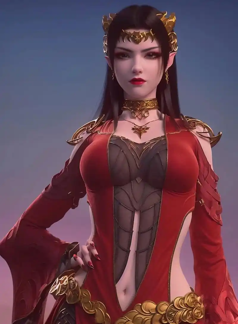 美图分享~~美杜莎,红色you惑