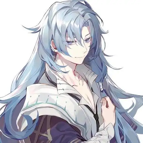 蓝色系列头发动漫男头