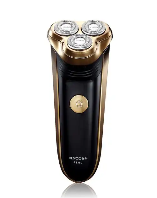 飞科flyco【土豪金专享】土豪金电动三刀头剃须刀fs360_唯品会