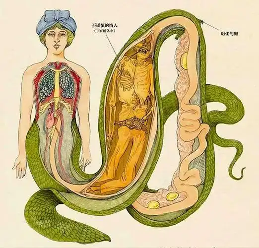 蛇女来源:《超自然变形动物图鉴》通常,变形者原先的性格和能力都会