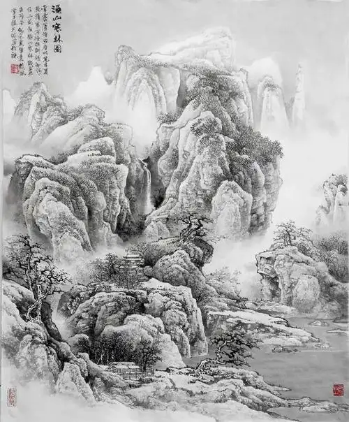 山水惊艳——画家杨天佑中国绝美的山水画作品欣赏(图)