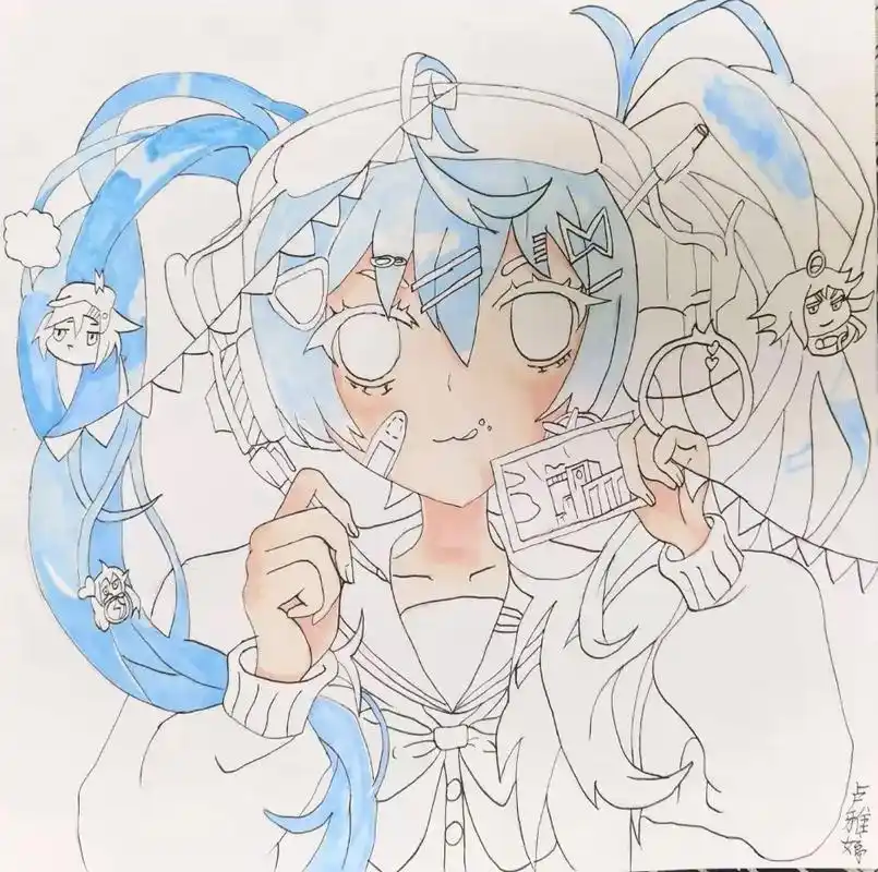 动漫人物绘画#10岁动漫 #图文伙伴计划 #一起学画画 #马 - 抖音