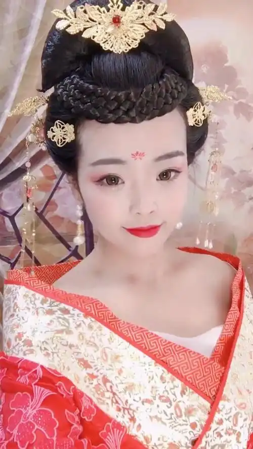 贵妃古装发型教程