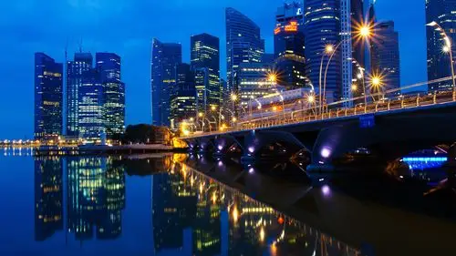 新加坡城市夜景壁纸