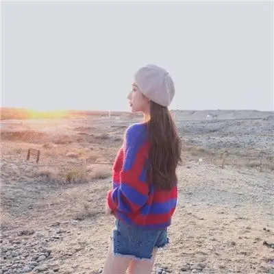 女生戴帽子唯美背影头像2020精选 我暗恋的人请暗恋我
