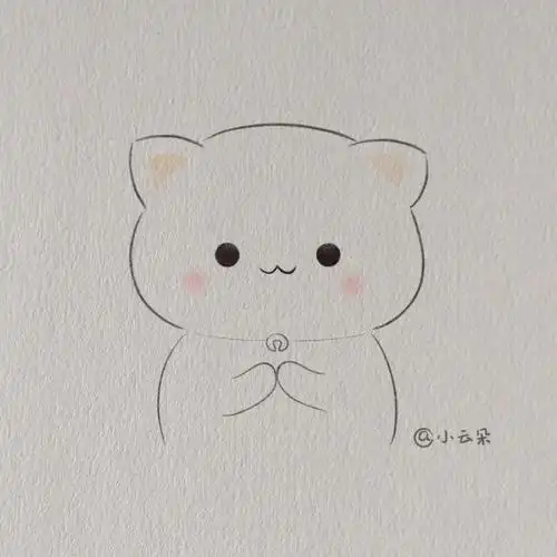 笔记灵感  有个超级可爱的小仙女,正在看我～#画画  #薯队长  #简适