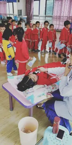 记——康贝儿第六幼儿园中一班体检.