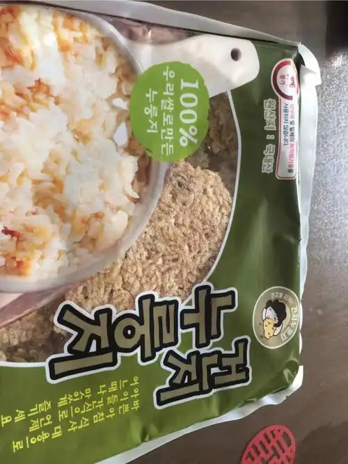 韩国进口甘知牌传统煮汤用香脆大米锅巴零食铁锅非油炸韩式锅巴汤