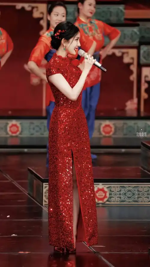 杨幂好甜##春晚