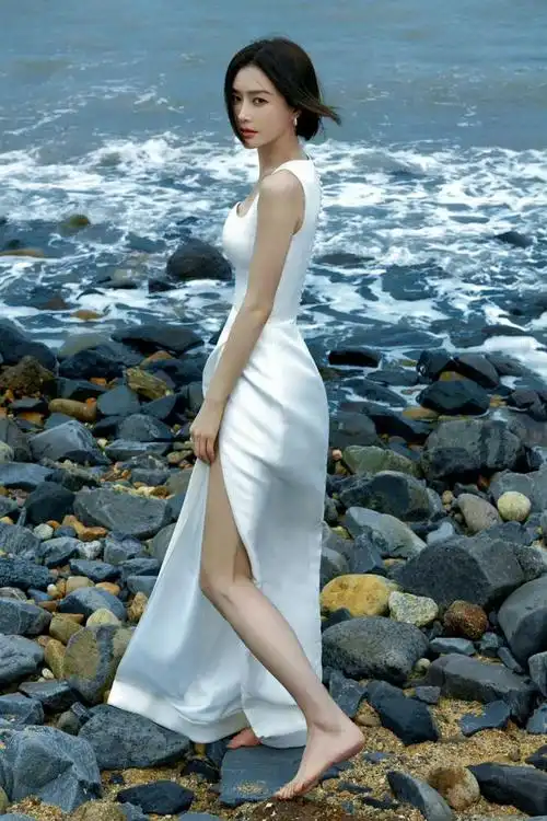 44岁秦岚可爱淑女风写真大赏,这风格是越来越熟了|黄晓明|绣娘兰馨|大