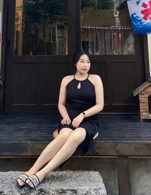 158 120斤微胖～一条自带小蛮腰的连衣裙91