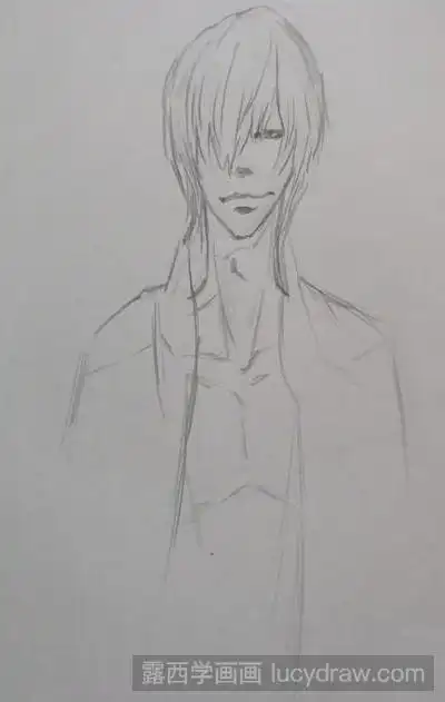 教你画酷炫的动漫帅哥