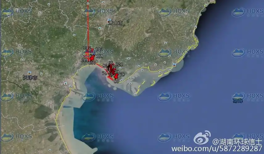 在渤海湾放飞了一只黑尾塍鹬,并为其安装环球信士野生动物卫星追踪器