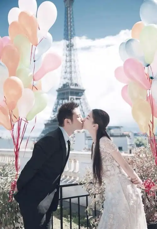 baby杨颖大婚】壁纸 明星 帅哥 美女 男神 女神 婚纱 西装 婚纱照