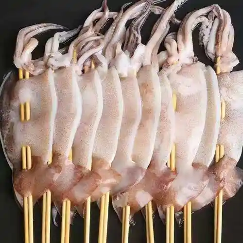 鱿鱼板串铁板大鱿鱼八爪鱼鲜活冷冻须烧烤串串肉串食品半成品批发