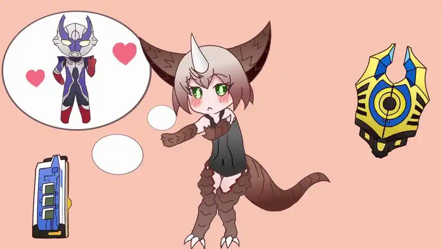 怪兽娘 哥莫拉☆awsl