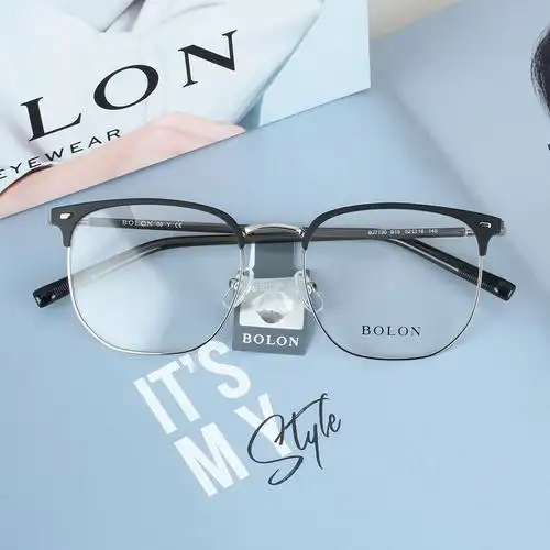 暴龙2021新款眼镜框男女半框王俊凯同款近视眼镜架可配度数bj7130