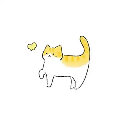 手绘猫头像,高清可爱的手绘卡通猫头像图片_动物头像_美头网