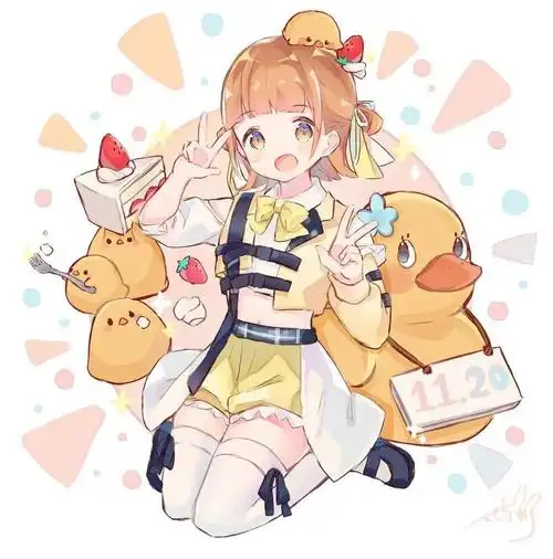 马克笔手绘这组q版二次元动漫少女也太太太太可爱了吧速速抱走