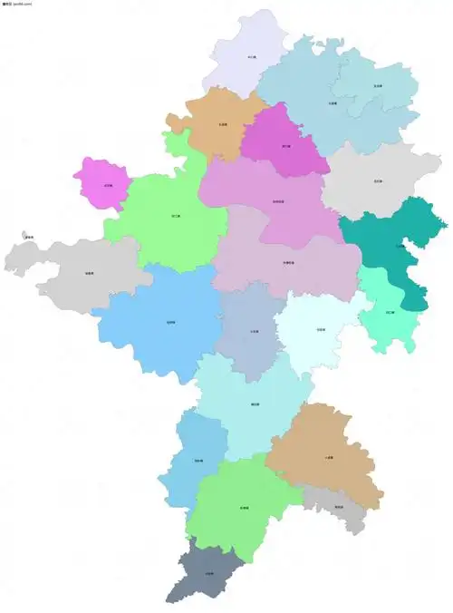 潼南区边界地图