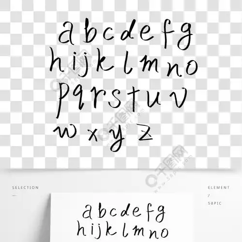 首页 设计元素 艺术字 艺术字 >56款经典手写英文字体图片
