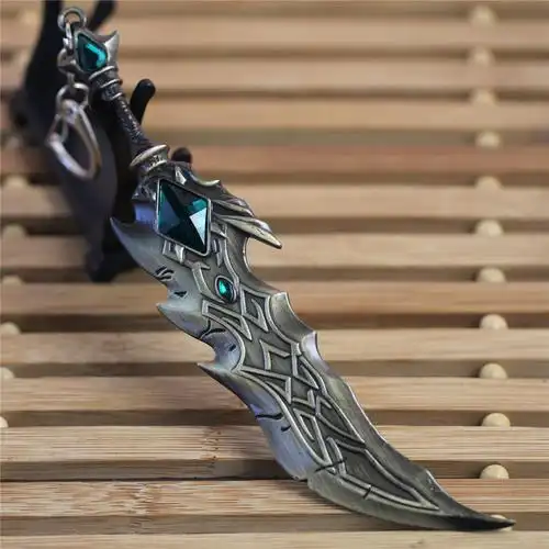 英雄周边联盟剑圣武器挂件lol刀剑金属模型蛮王钥匙扣小礼品025