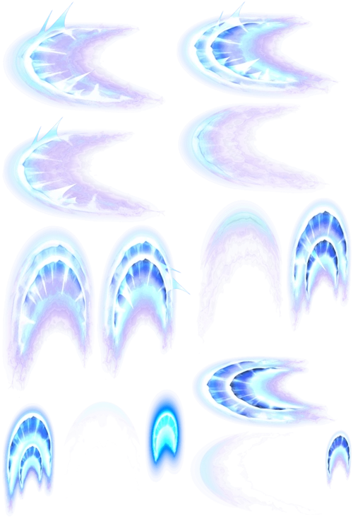 手游技能特效ui光效序列帧游戏美术资源q版png帧动画素材