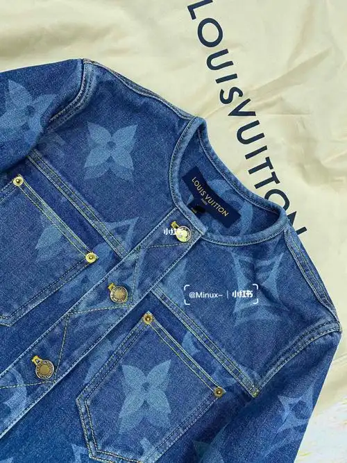 路易威登 louis vuitton 印花牛仔外套_路易威登怎么样_牛仔服_lv