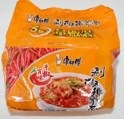 康师傅剁椒排骨面