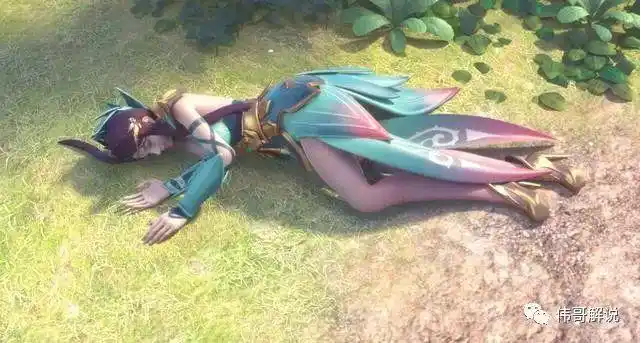 女英雄在动漫中倒地的姿势都很优美呀.