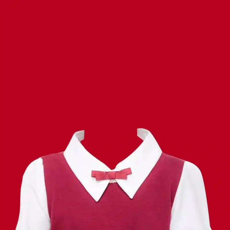 证件照素材,原图自取,女生幼儿园小学生1 自己随便换衣服,女孩儿证件