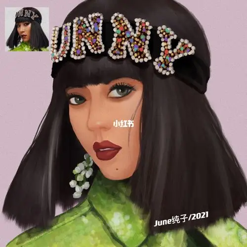 手绘头像乘风破浪的姐姐吉克隽逸